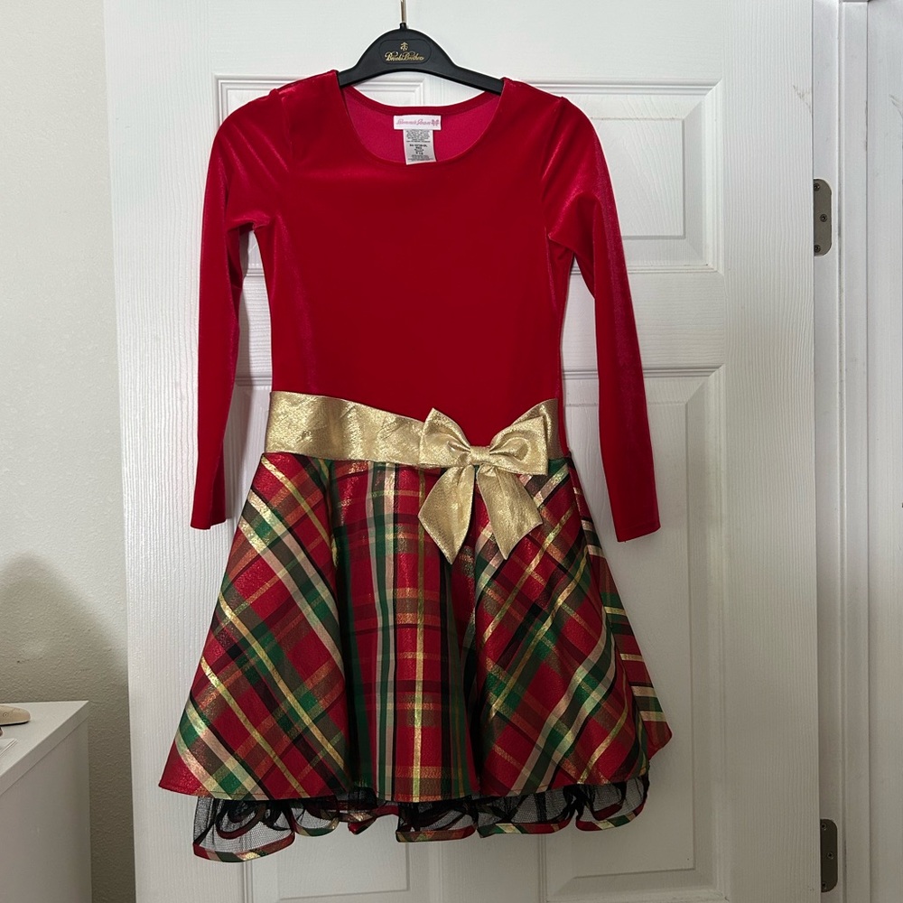 Bonnie Jean Christmas dress, size 10